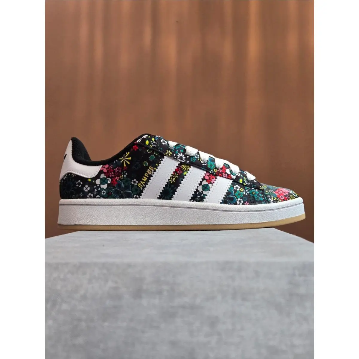 Adidas Originals x Liberty London Campus 00s - Black Floral JQ2011 5.5Y 6.5W