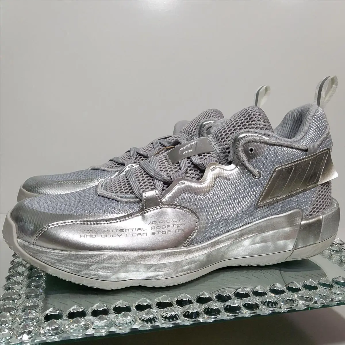 Adidas shoes - adidas Dame 7 Extply - Dame Extply - FZ0172 - Silver 2