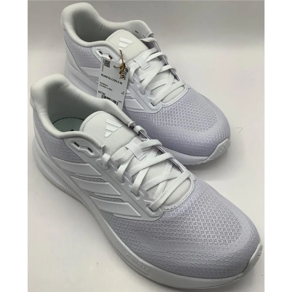 Adidas Women`s Runfalcon 5 Running Shoes - IH7760 Size 7.5 - White