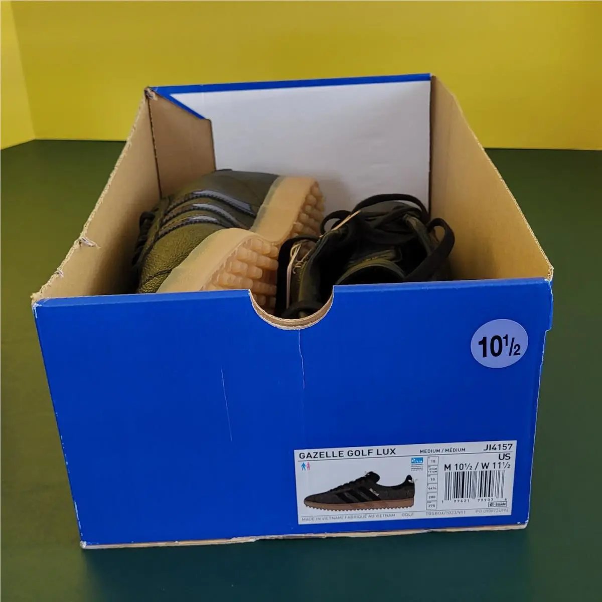 Adidas shoes - adidas Gazelle Golf Lux - Gazelle Golf Lux - JI4157 - Black (UPC: 197621799076) 1