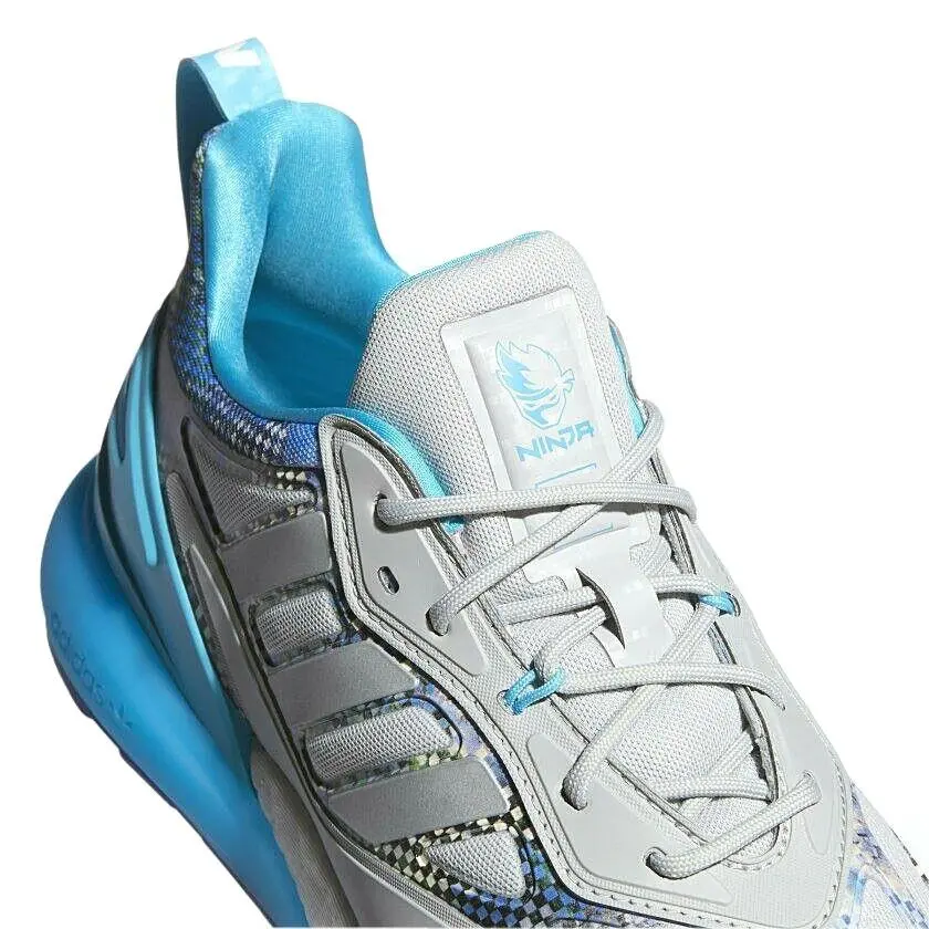 Adidas shoes - adidas ZX - GZ3744 - Grey Two/Signal Cyan-Glow Pink 14