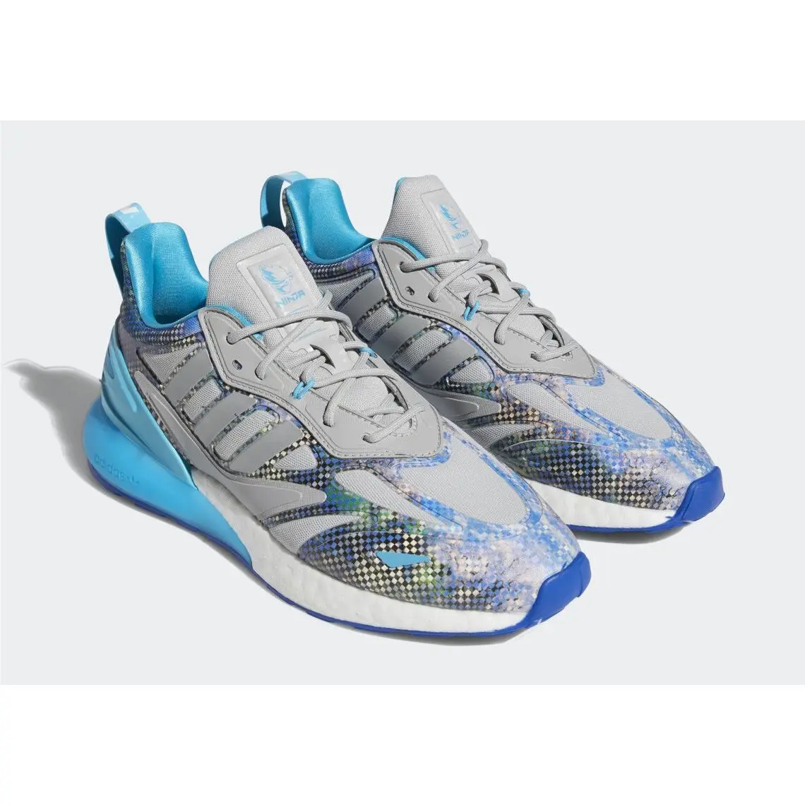 Adidas shoes - adidas ZX - GZ3744 - Grey Two/Signal Cyan-Glow Pink 15