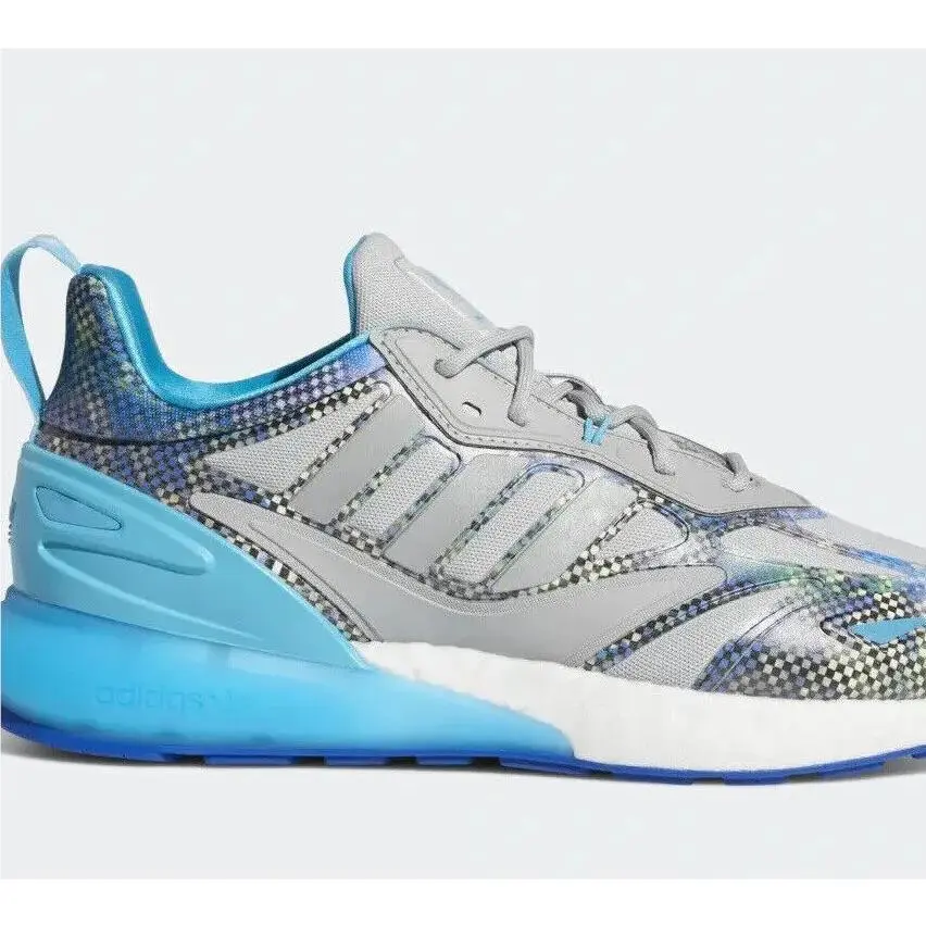 Adidas shoes - adidas ZX - GZ3744 - Grey Two/Signal Cyan-Glow Pink 16