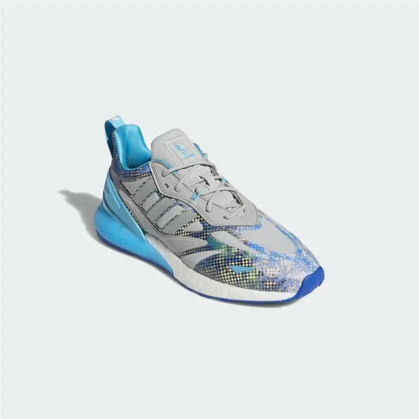 Adidas shoes - adidas ZX - GZ3744 - Grey Two/Signal Cyan-Glow Pink 18