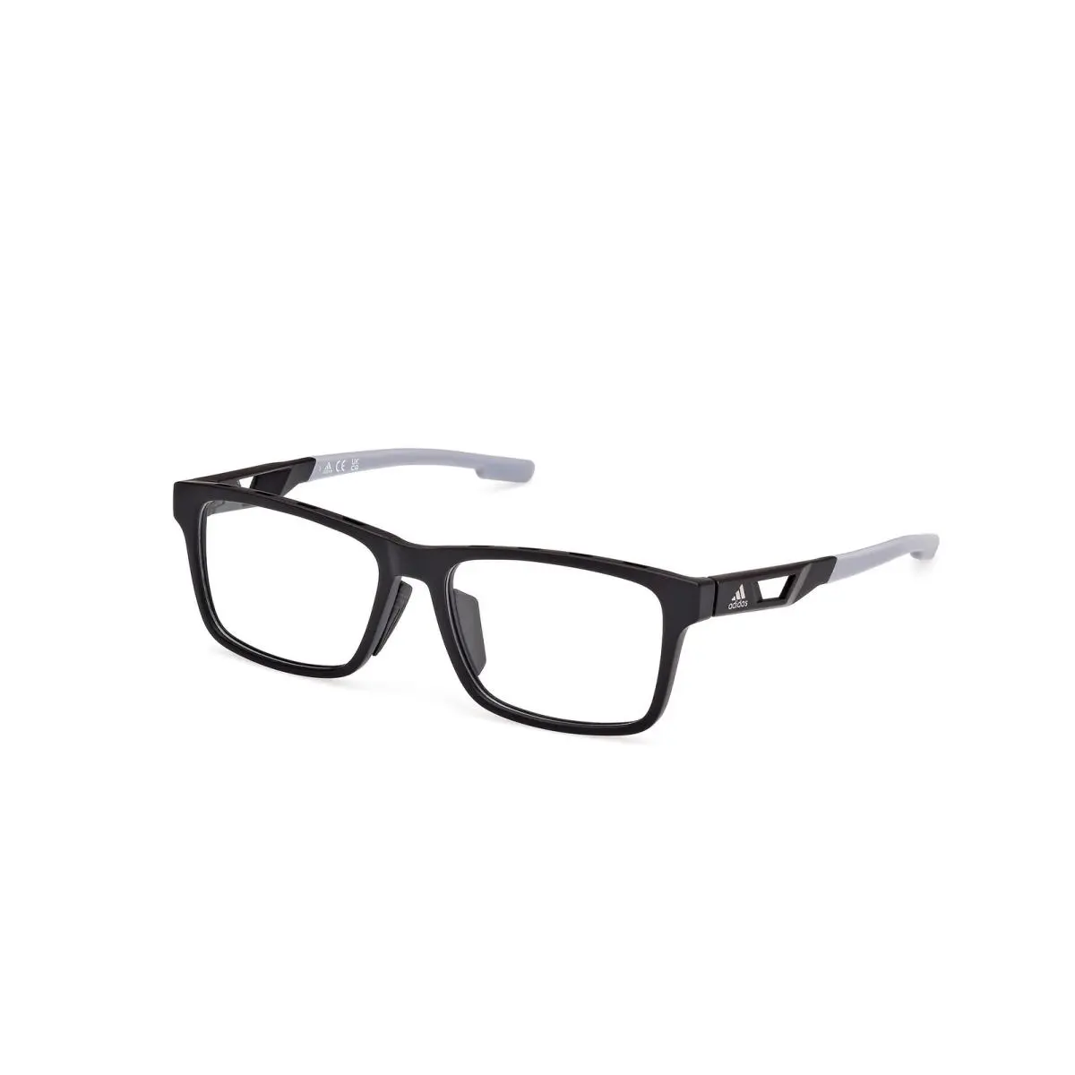 Adidas Sport SP 5089-H Matte Black / Lilac 002 Size 55 Eyeglasses