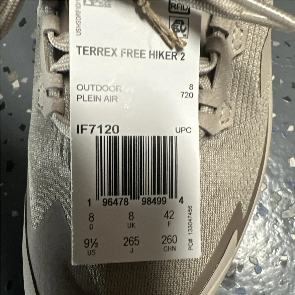 Adidas shoes - adidas Terrex Free Hiker 2 Hiking - IF7120 - Beige (UPC: 196478984932) 5