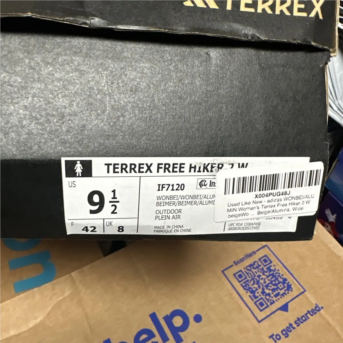 Adidas shoes - adidas Terrex Free Hiker 2 Hiking - IF7120 - Beige (UPC: 196478984932) 6