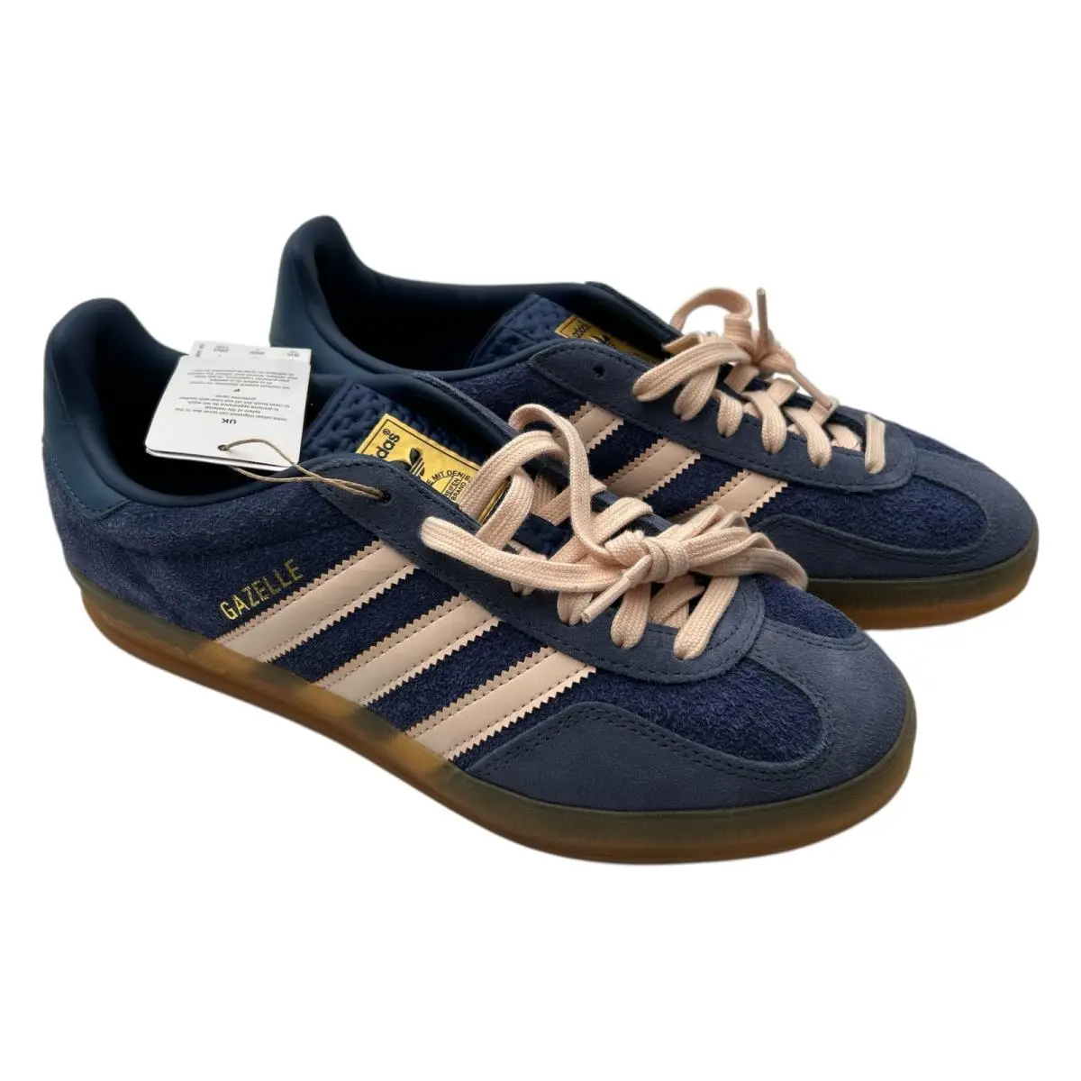Adidas Originals Gazelle Indoor Blue/pink US 8.5 - Blue/Semi Pink/Gum/Blue