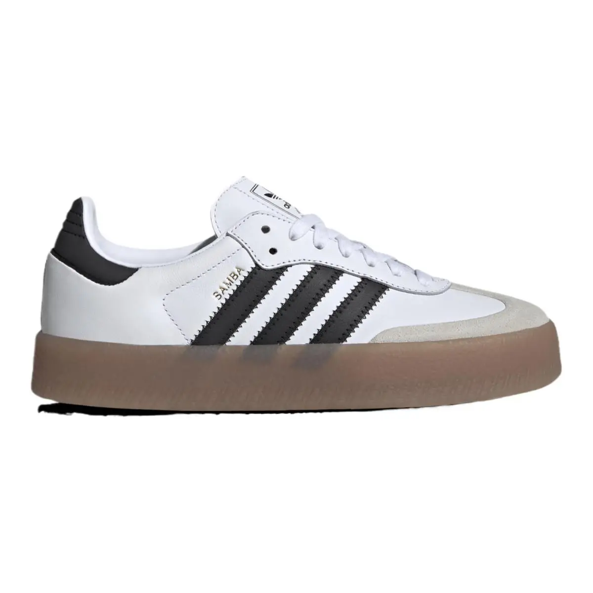 Adidas Sambae Wmns Sneakers Cloud White/core Black/gold Metallic Size 7.5 - Multi
