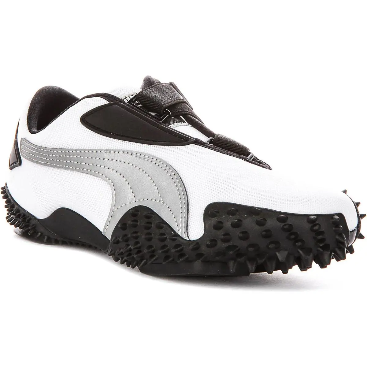 Puma Mostro Og Mesh Lace Up Womens Sneakers In White Silver US 5 - 9 - Whitsilver