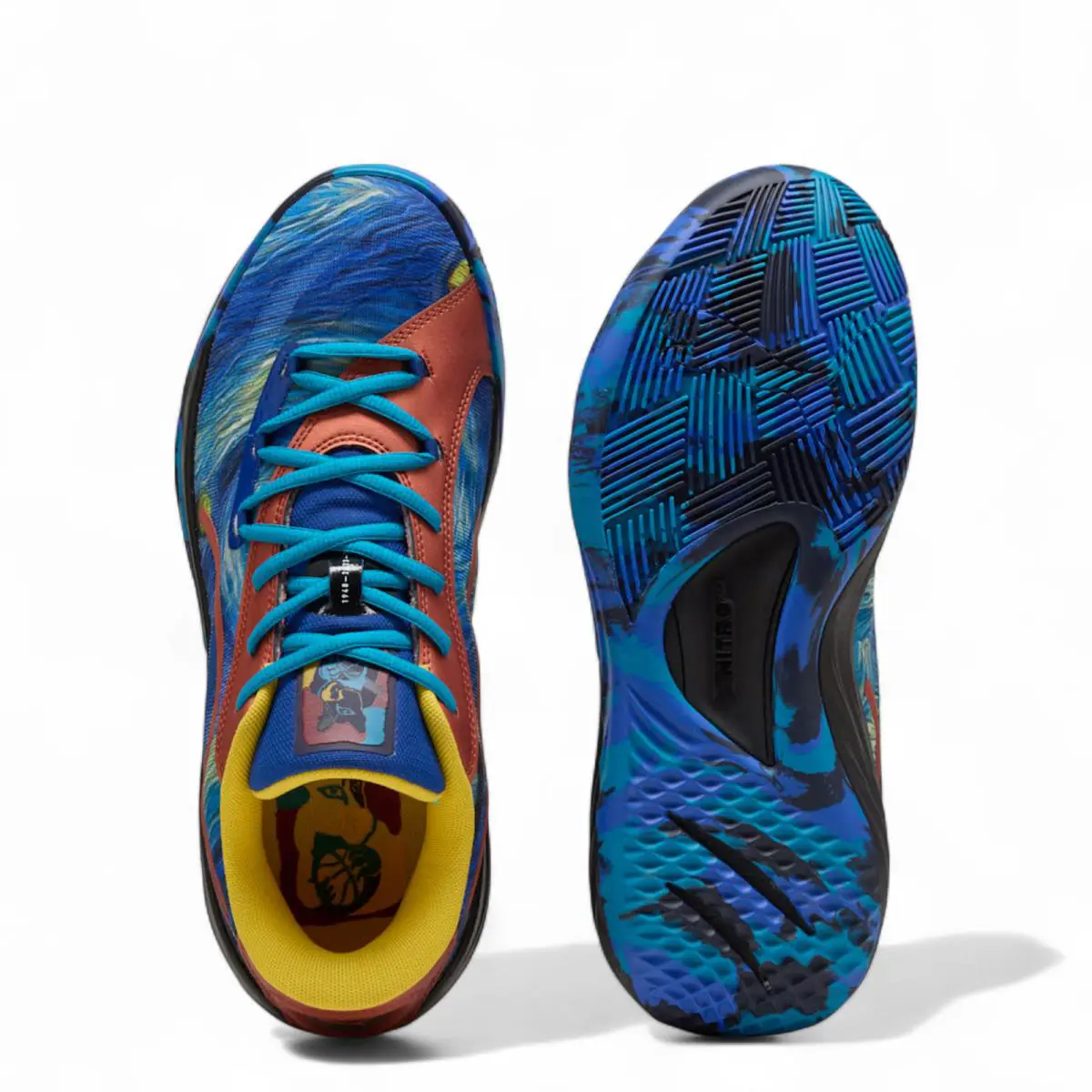 Puma shoes - Puma All-Pro Nitro Dylan Exhibit - 311354 01 - Vivid Blue/Tropical Blue 4