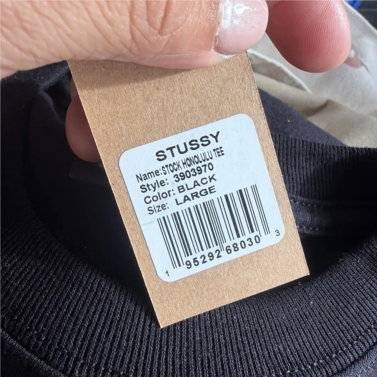 Stussy  clothing - Black (UPC: 195292680365) 3