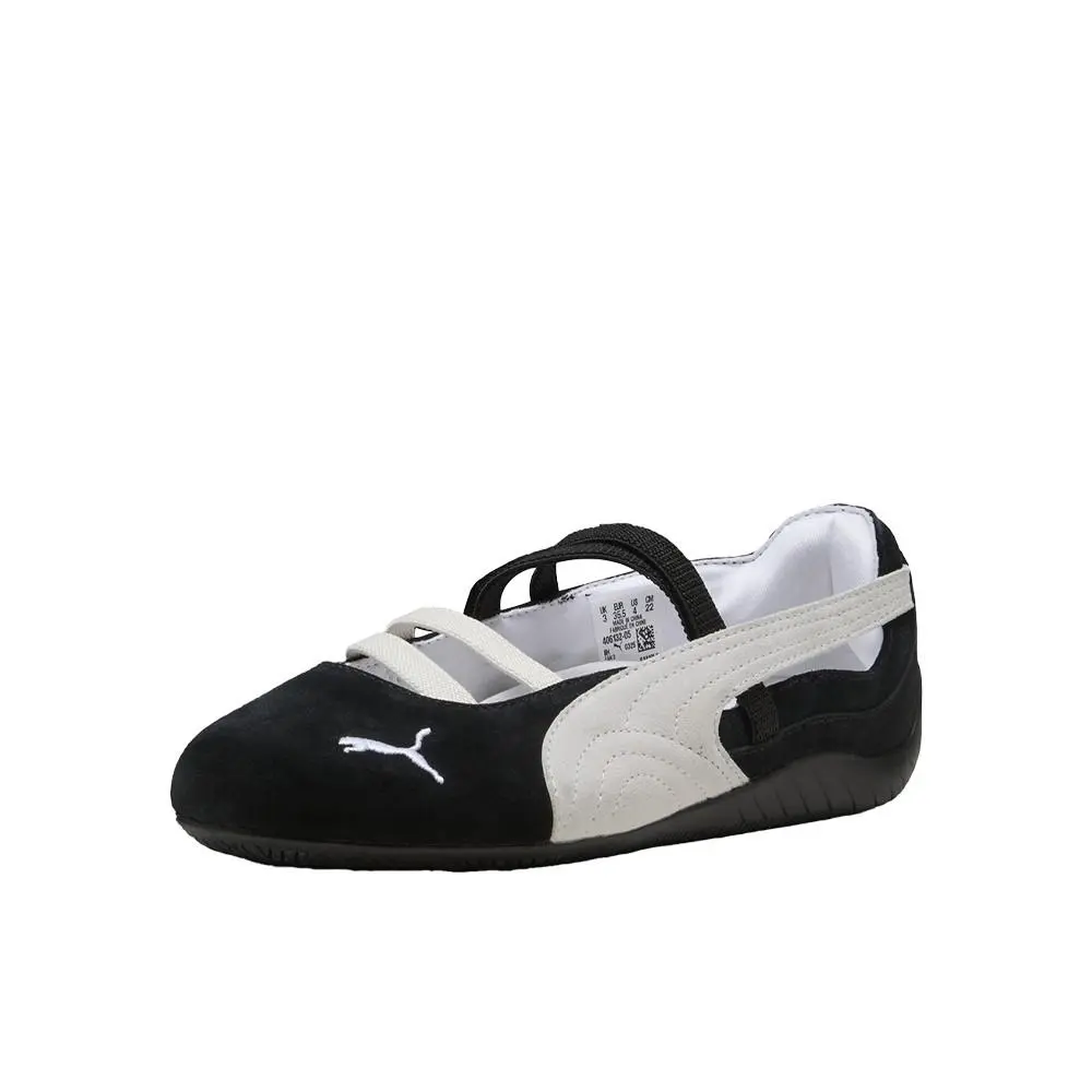 Puma shoes - PUMA Speedcat Ballet Suede  Youth - 40613205 - Black, Off White 8