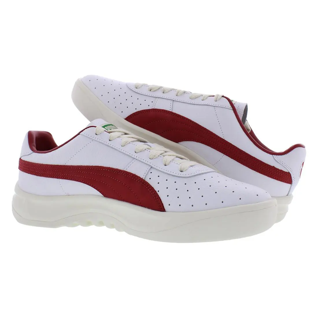 Puma shoes - White/Dark Crimson, Full: White/Dark Crimson 1