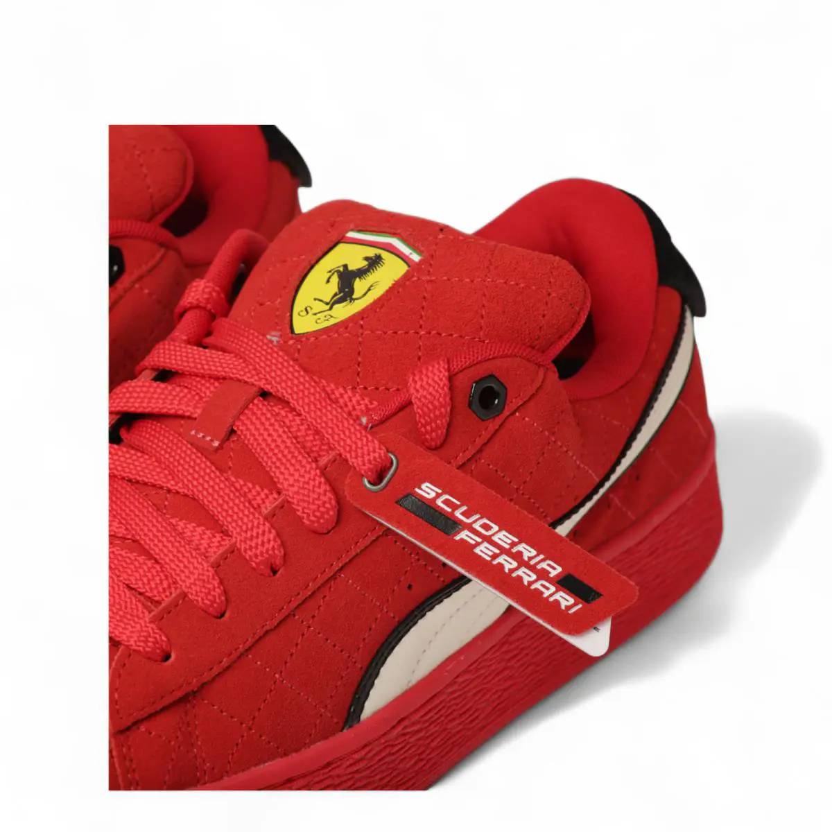 Puma shoes - Puma Ferrari Suede XL Hero - 308798 02 - Rosso Corsa 3