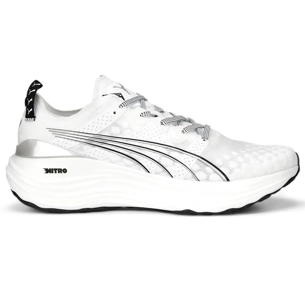 Puma Foreverrun Nitro Running Mens White Sneakers Athletic Shoes 37775704 - White