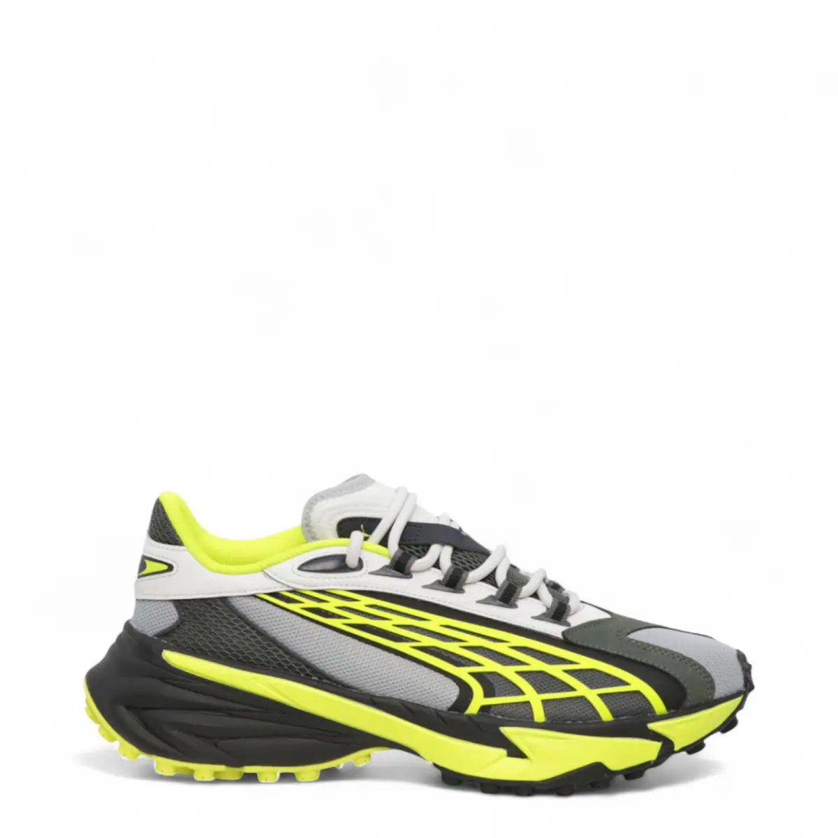 Puma shoes - Puma Spirex Sci-Fi - Spirex - 398428 01 - Grey/Lime/Black 4