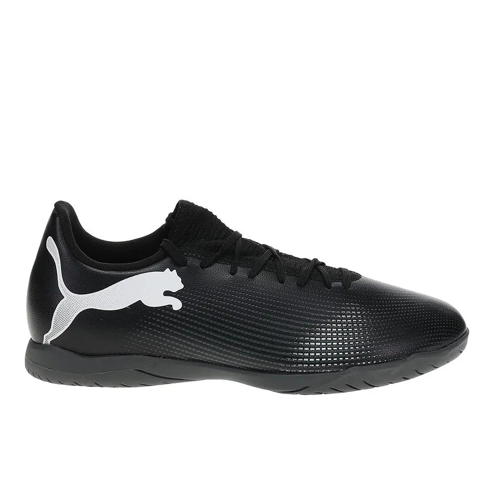 Puma Future 7 Play Indoor Soccer Mens Black Sneakers Athletic Shoes 10772702