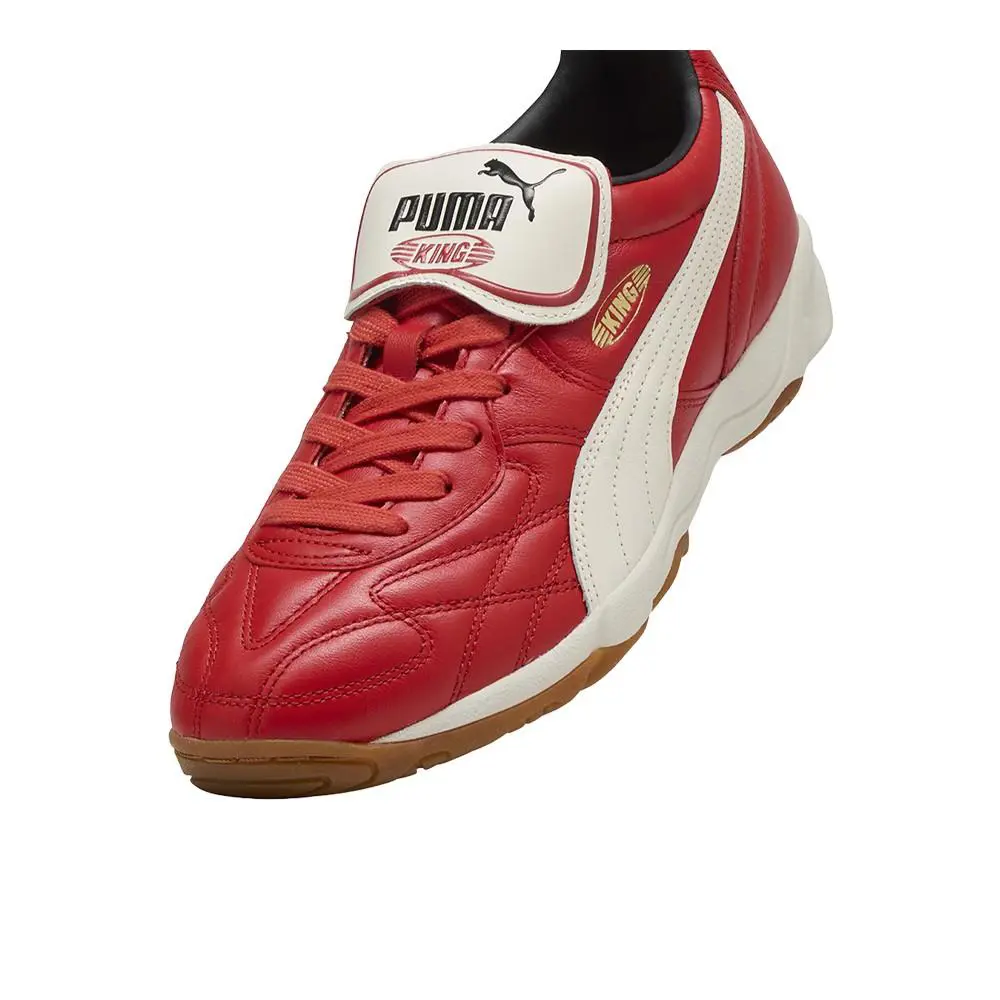 Puma shoes - PUMA King Indoor Lace Up - 40168303 - Red 4