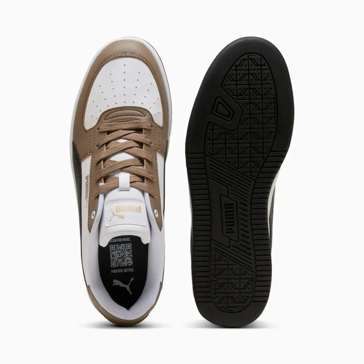 Puma shoes - 392290 52 - 392290 52 - Totally Taupe-Puma Black-White 2