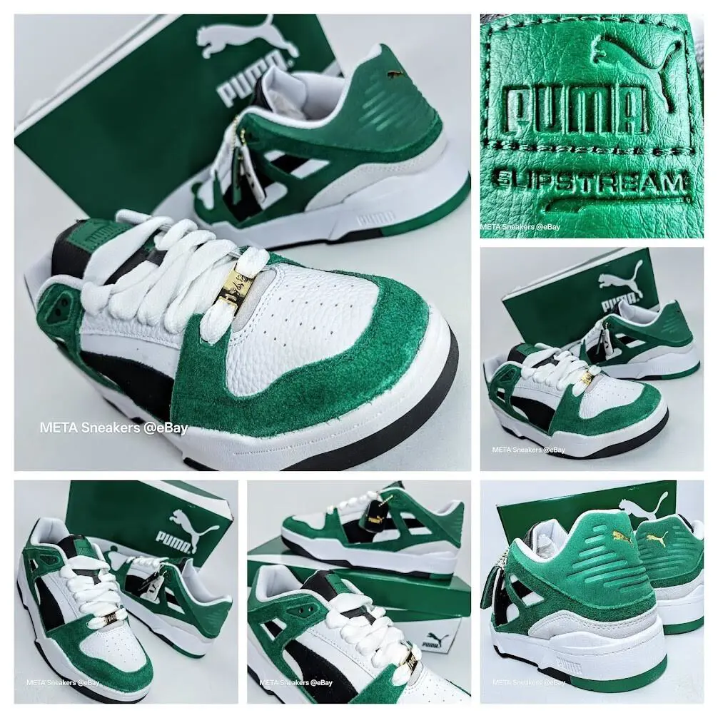 Puma shoes - PUMA Slipstream - Slipstream - 392081-01 - White/ Black / Green 0