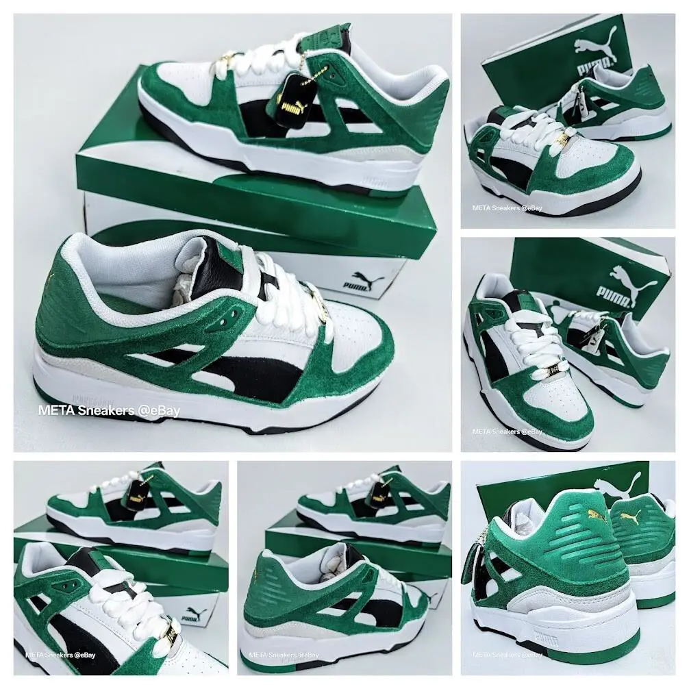 Puma shoes - PUMA Slipstream - Slipstream - 392081-01 - White/ Black / Green 19