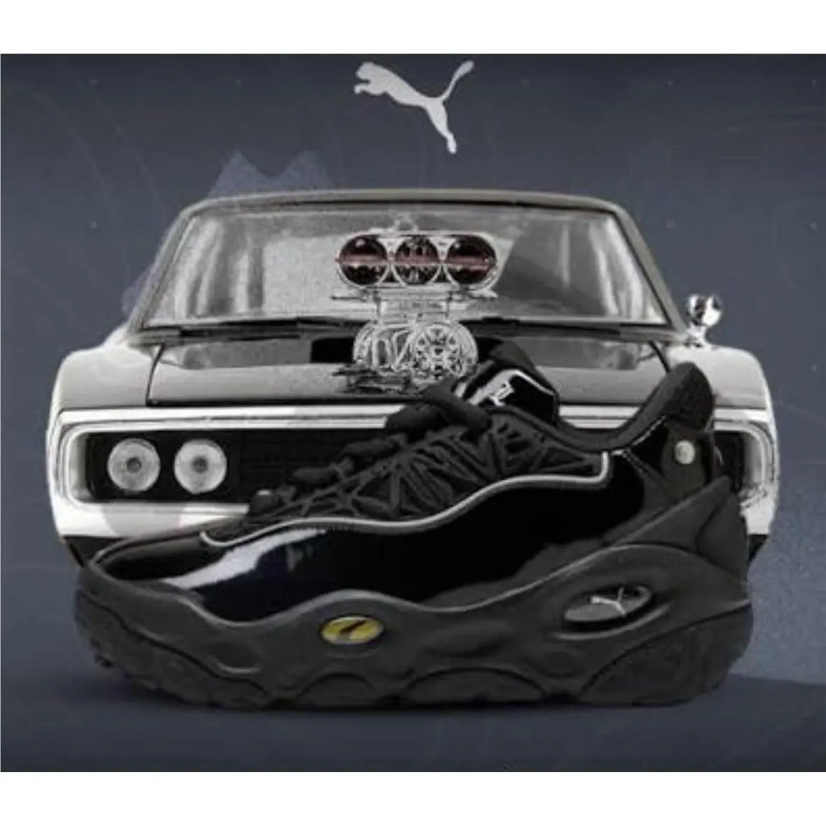 Puma Fast & Furious La France Rnr Fast Furious Dom Toretto Black Basketball Shoes Size 10 - Black