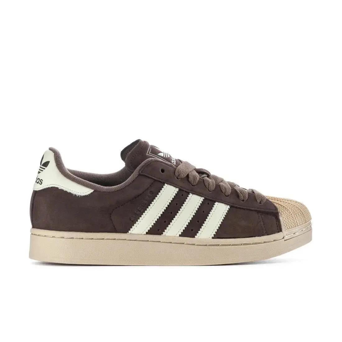 Adidas Superstar II Mens Sz 13.5 Aurora Coffee/off White Brown Shoes IH9314 - Brown