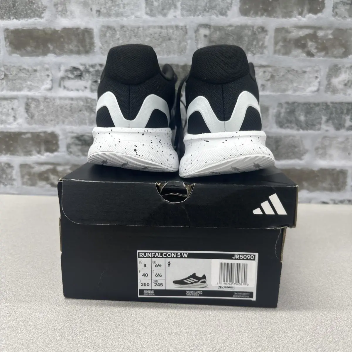 Adidas shoes - adidas Runfalcon - Runfalcon - JR5090 - Black & White (UPC: 0195703354380) 4