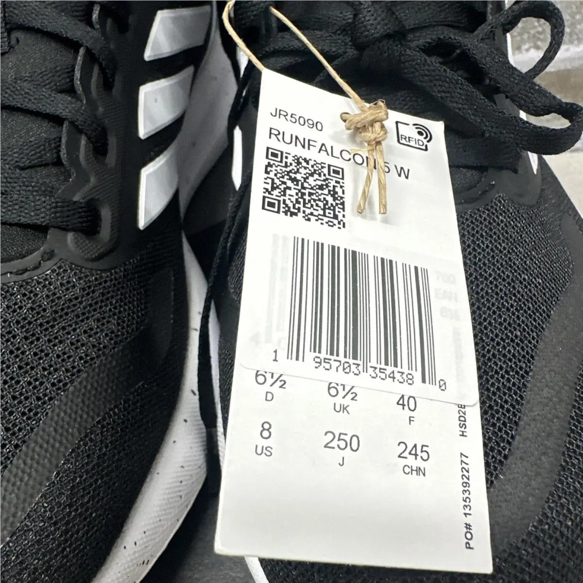 Adidas shoes - adidas Runfalcon - Runfalcon - JR5090 - Black & White (UPC: 0195703354380) 0