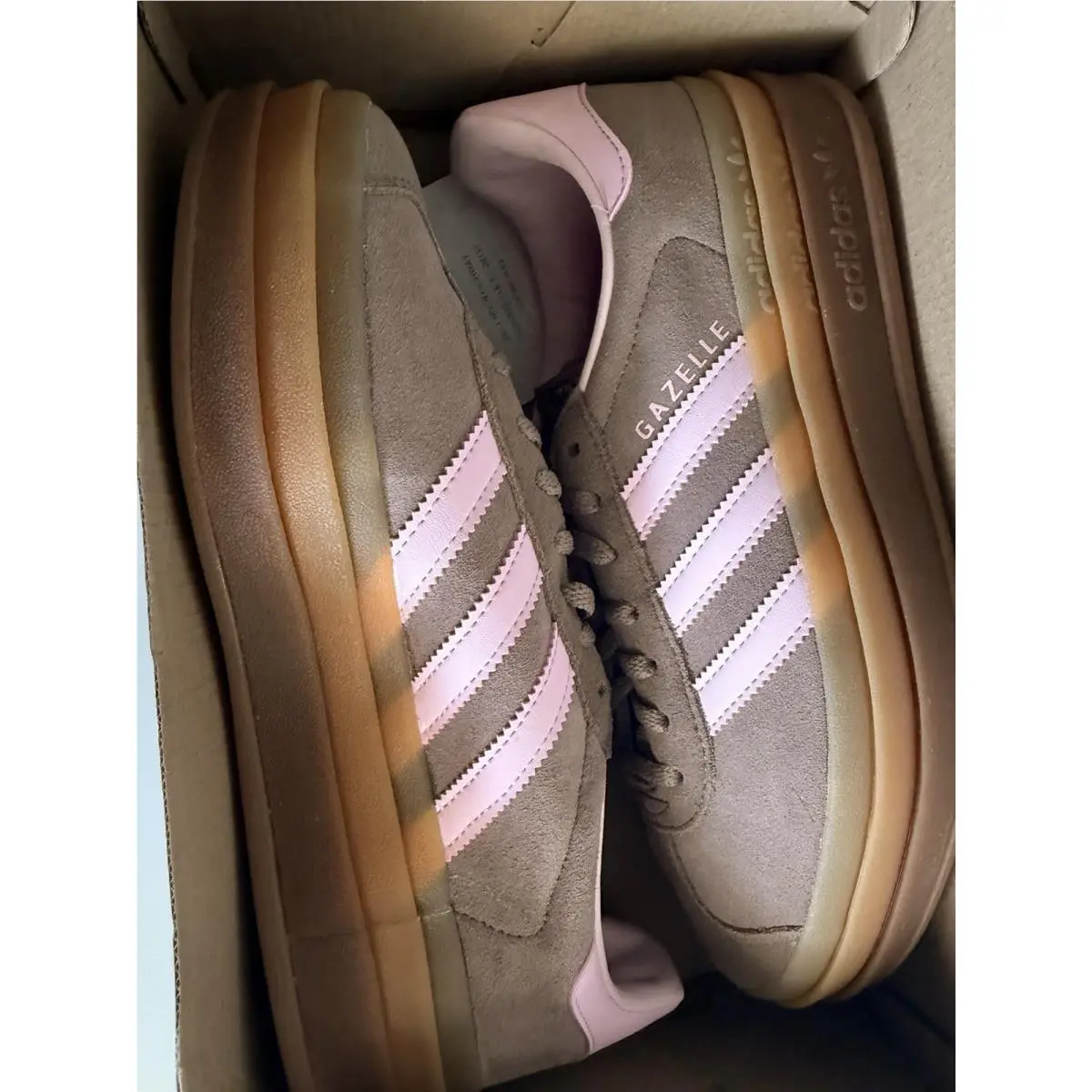 Adidas shoes - adidas Gazelle - Gazelle - JQ6436 - Brown, Manufacturer: Trace Brown/Clear Pink/Earth Strata 3