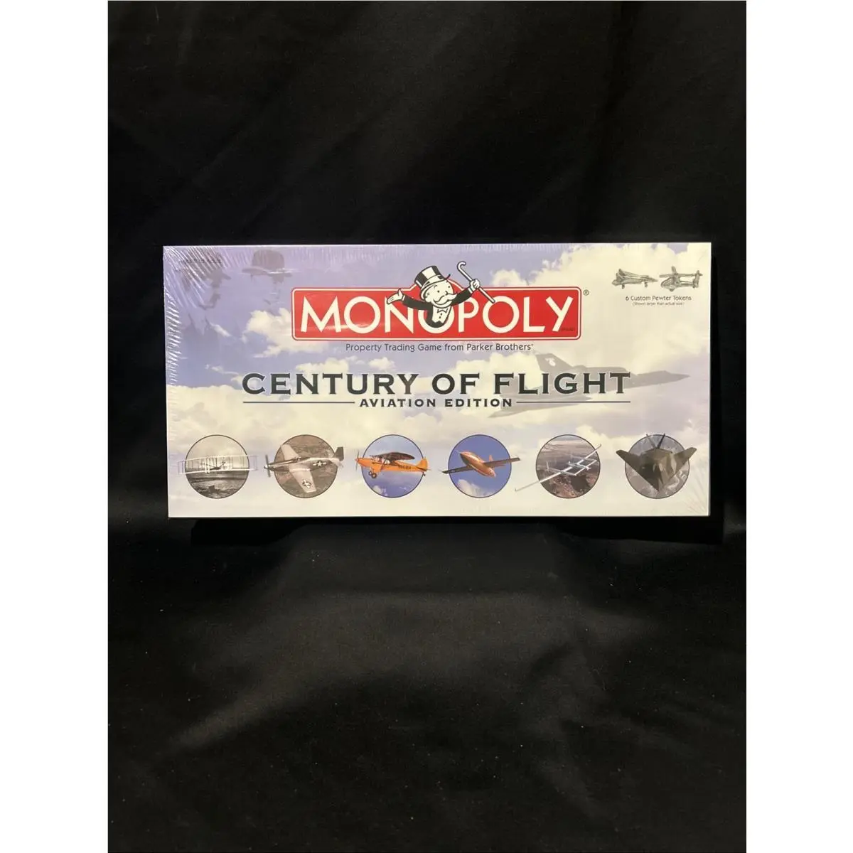 Monopoly Century of Flight Aviation Edition 2003 Board Game Pewter