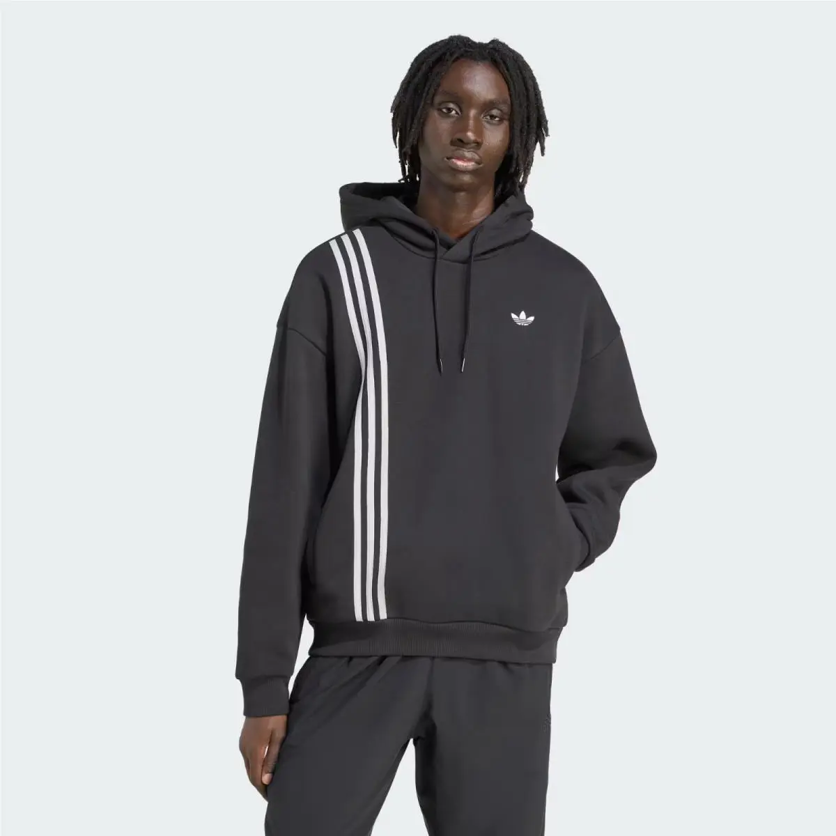 Adidas Originals Front Stripes Hoodie JV9879 Black S