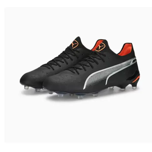 Puma shoes - PUMA King Ultimate - King Ultimate - 107097-02 - Black-Silver-Orange (UPC: 195552889613) 0