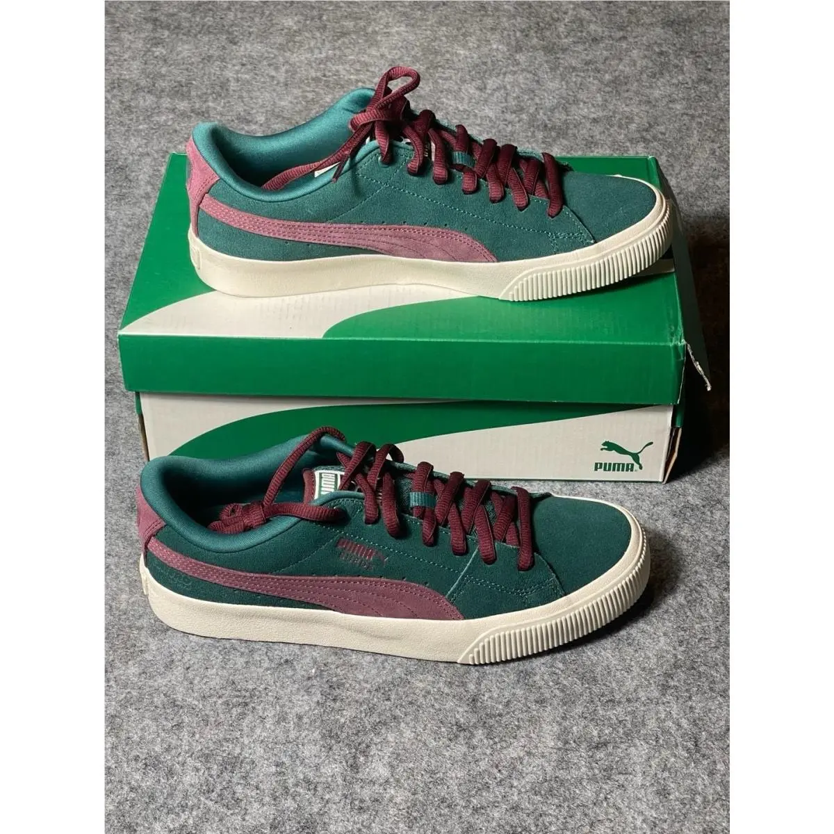 Puma Suede Skate Nitro Malachite Dark Jasper Sneakers