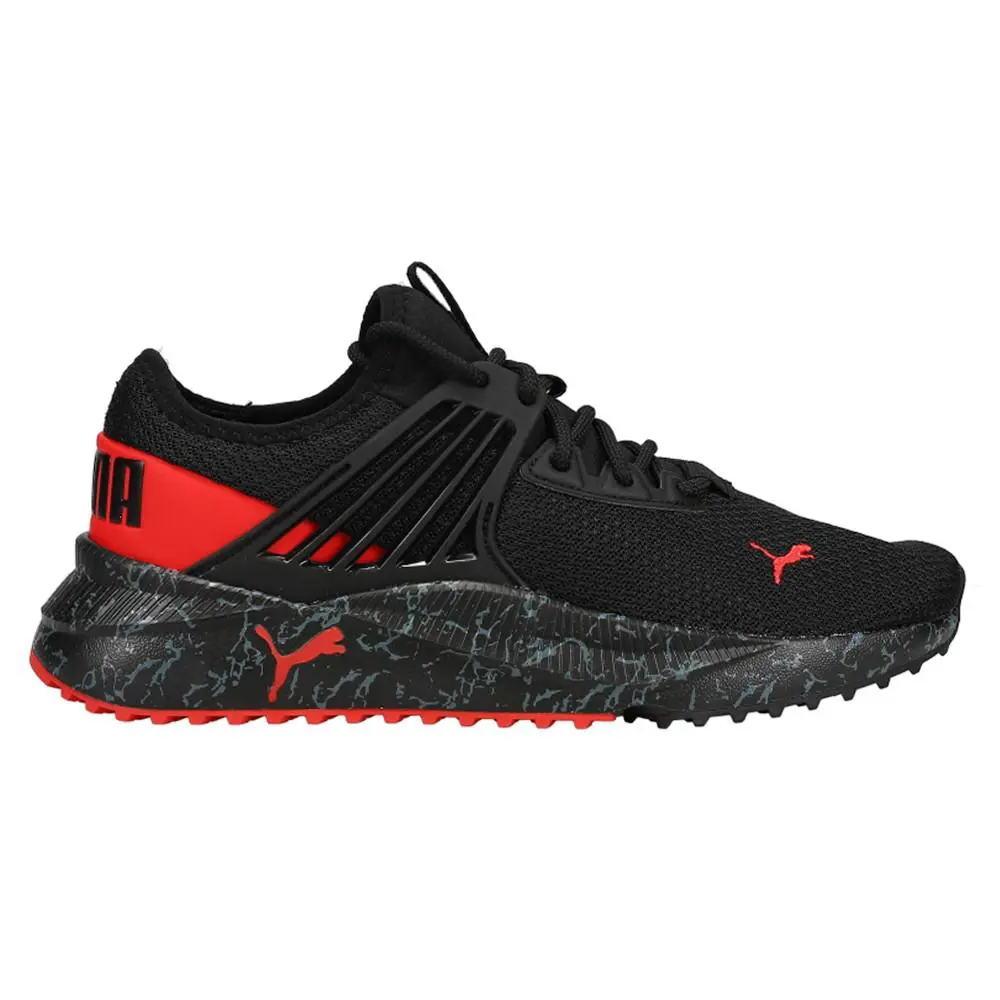 Puma Pacer Future Marbleized Lace Up Mens Size 7 M Sneakers Casual Shoes 386819 - Black