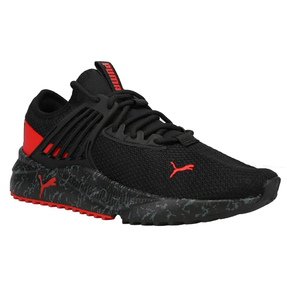 Puma shoes - PUMA Pacer Future Marbleized Lace Up - 386819-01 - Black (UPC: 195100898746) 0