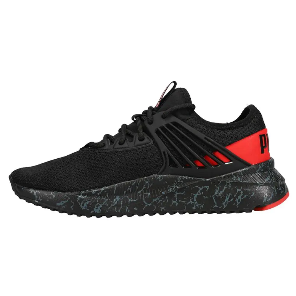 Puma shoes - PUMA Pacer Future Marbleized Lace Up - 386819-01 - Black (UPC: 195100898746) 1