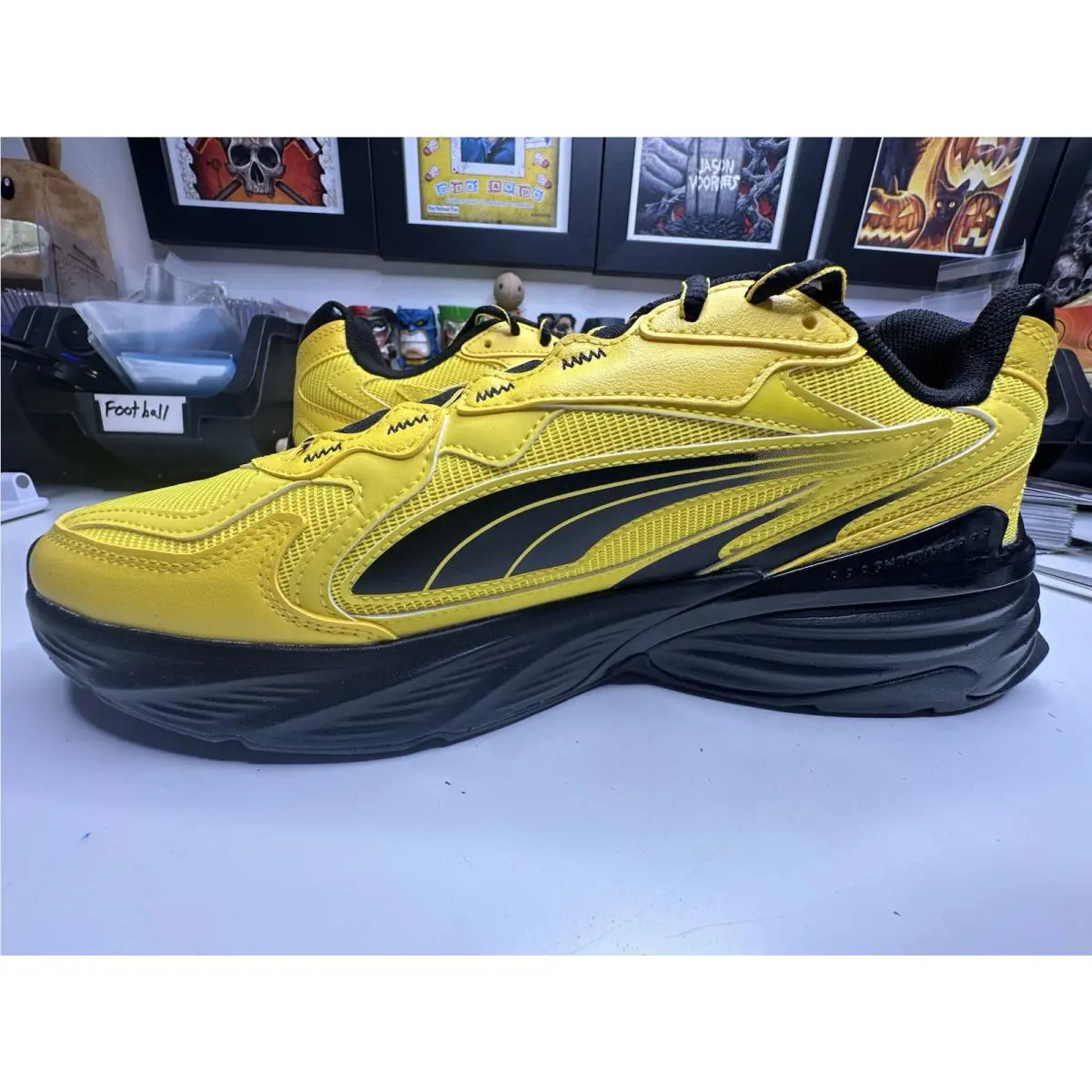 Puma shoes - PUMA All-Pro Nitro - Nitro - 408105-01 - Yellow 2