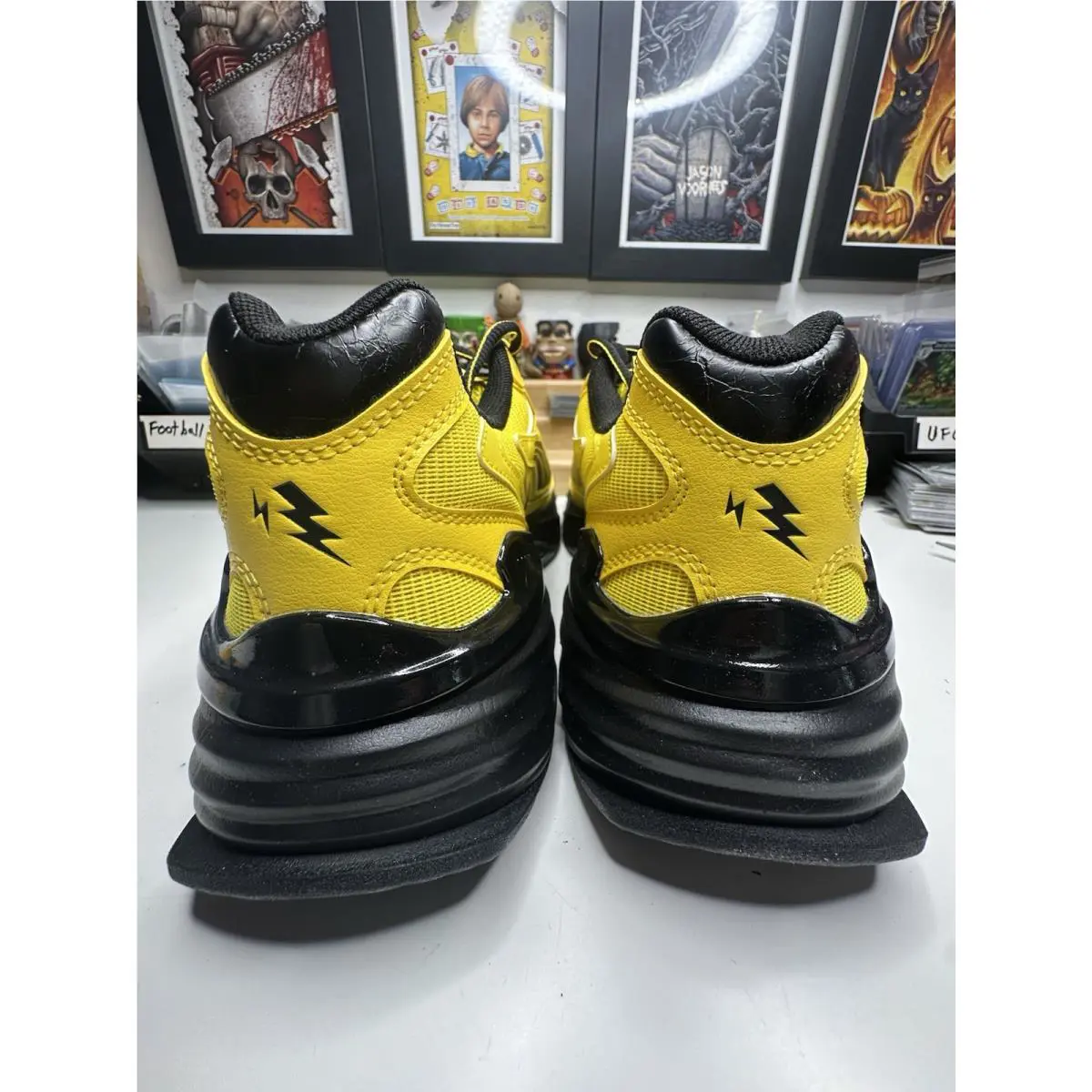 Puma shoes - PUMA All-Pro Nitro - Nitro - 408105-01 - Yellow 4