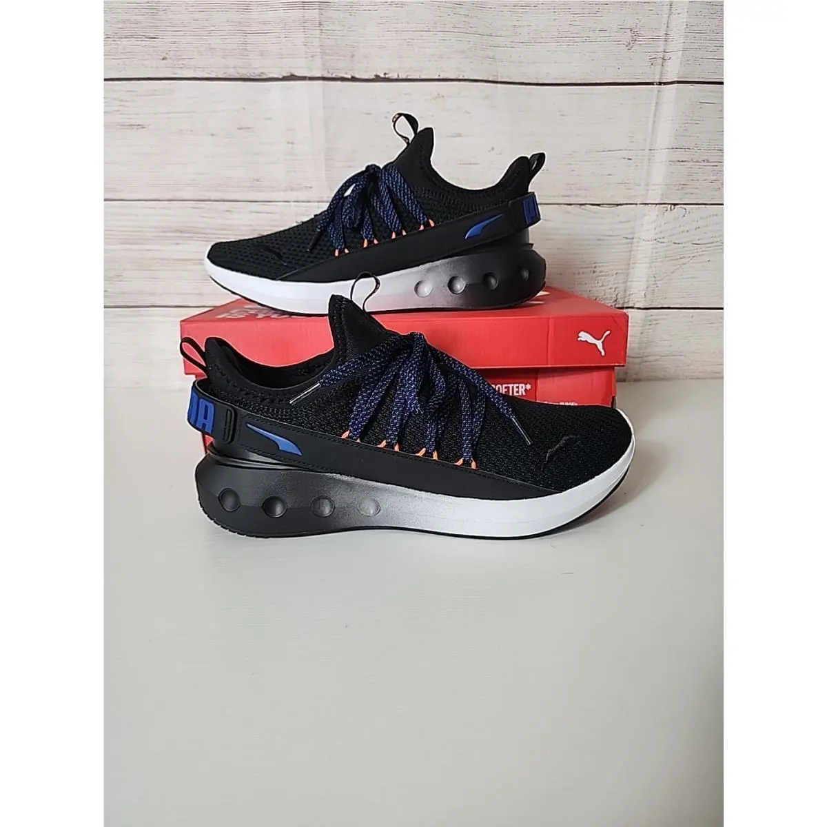 Puma Softride Carson Fresh Knit Fade Lace Up Mens Size 11.5 M Sneakers Casual S
