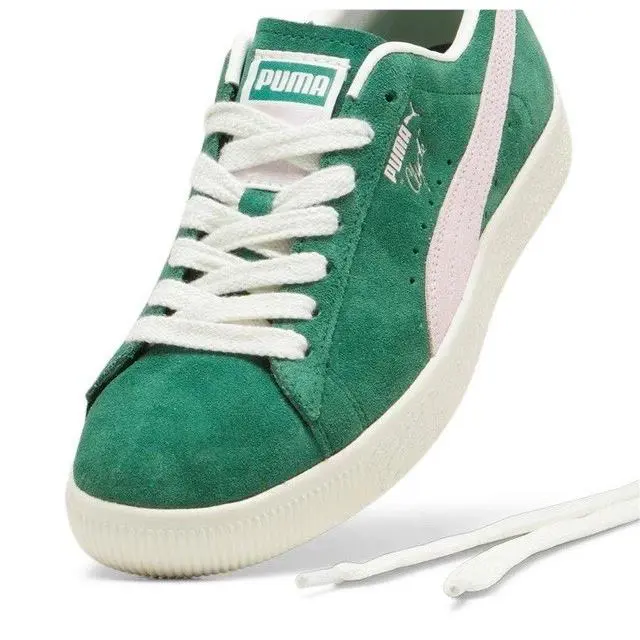 Puma shoes - PUMA Clyde - Clyde - 391962-10 - Green 2