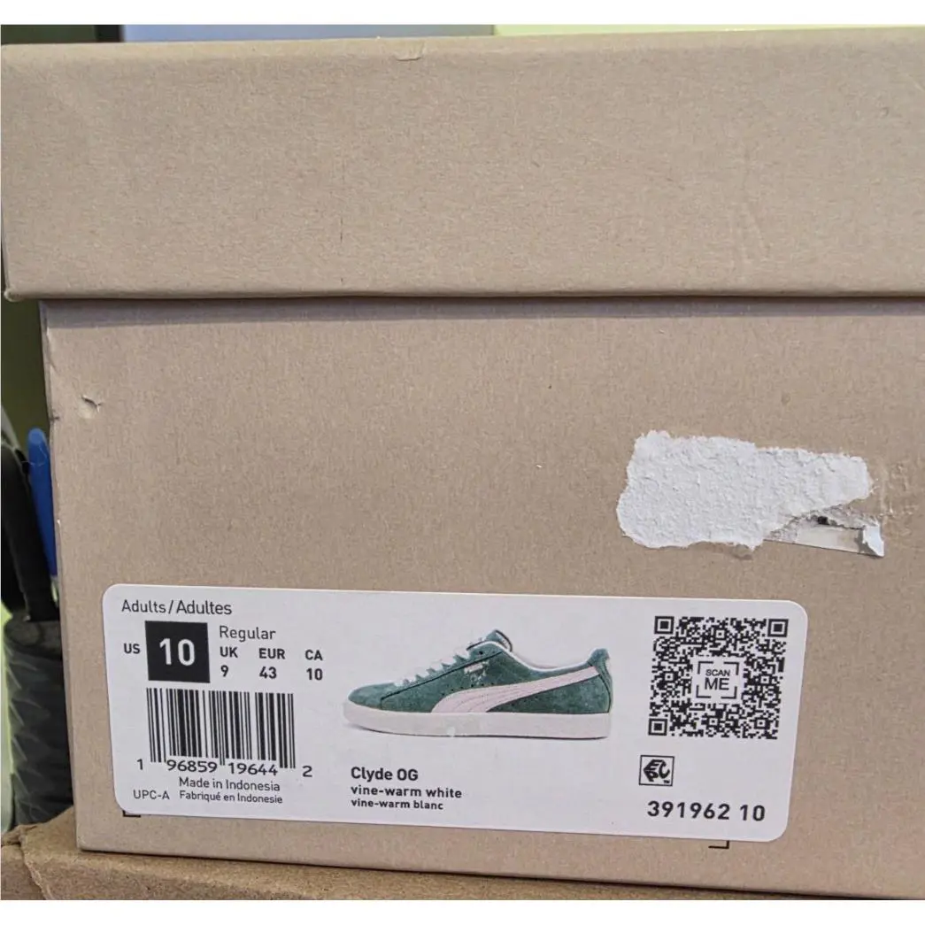 Puma shoes - PUMA Clyde - Clyde - 391962-10 - Green 6
