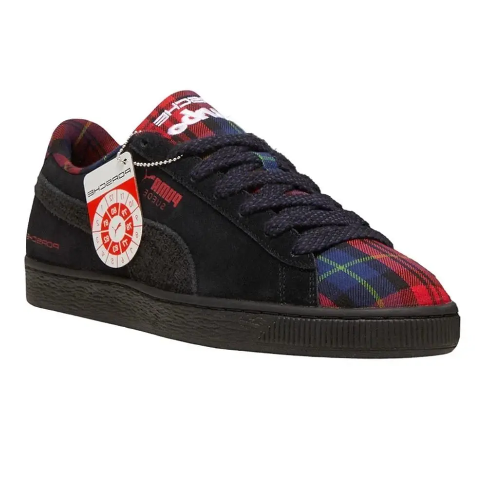 Puma shoes - PUMA Porsche Legacy X Suede Classic Tartan Lace Up - 30841702 - Black (UPC: 197670349215) 0