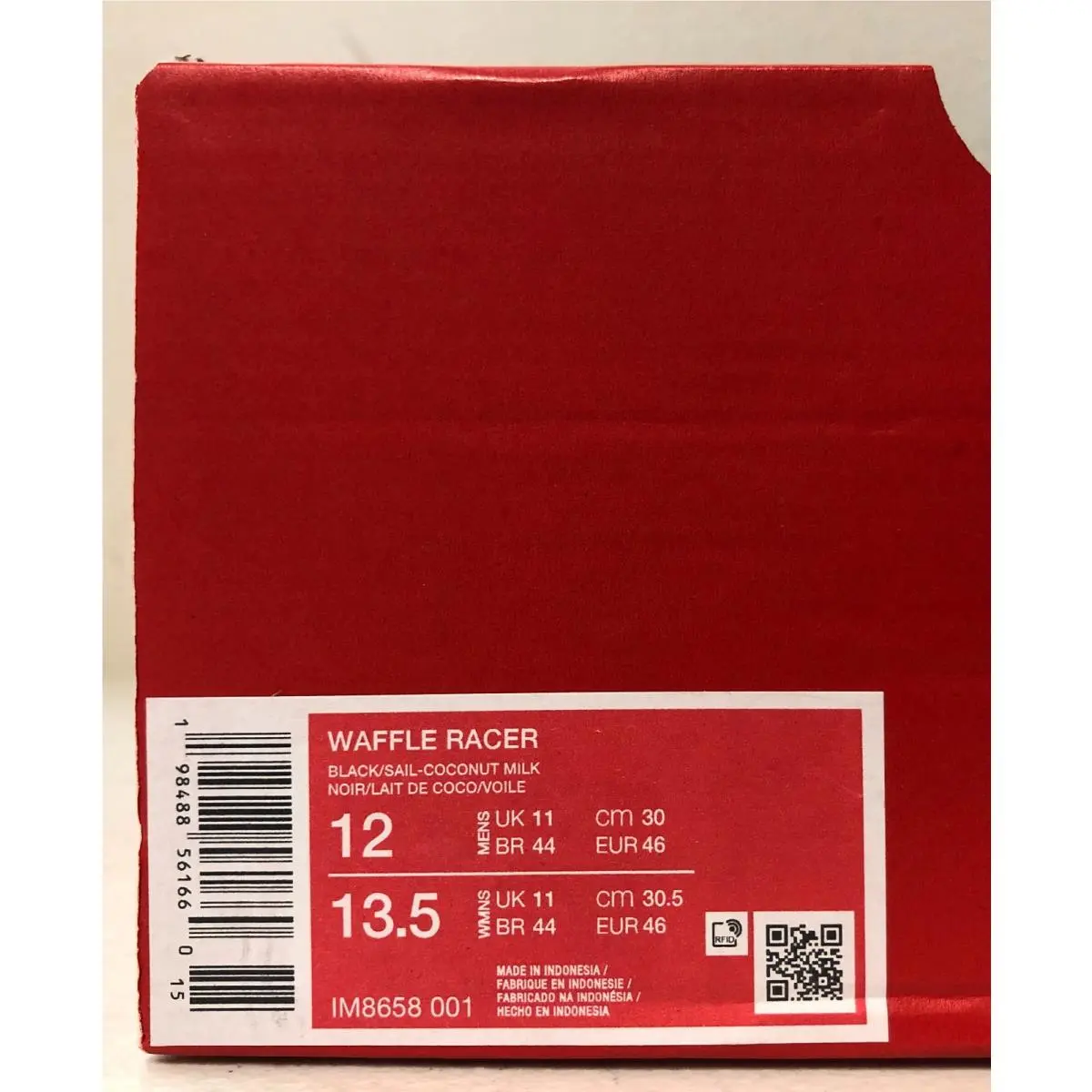 Nike shoes - Nike Waffle Racer - Waffle Racer - IM8658-001 - Black/Sail-Coconut Milk (UPC: 198488561660) 6