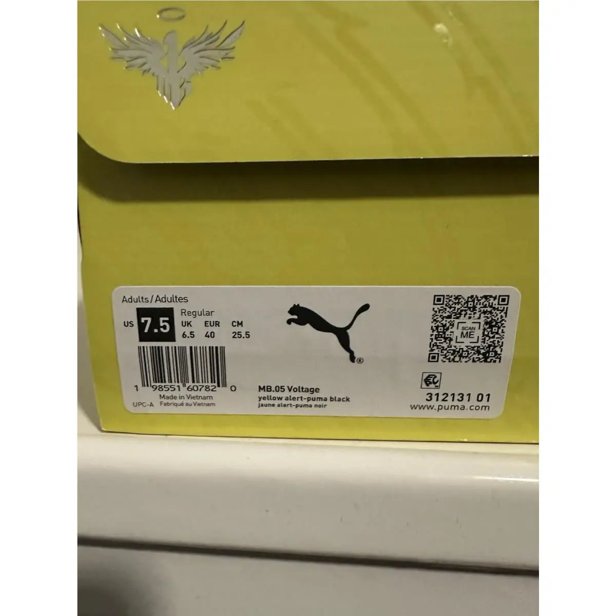 Puma shoes - PUMA MB 05 - 312131-01 - Yellow (UPC: 198551607769) 4