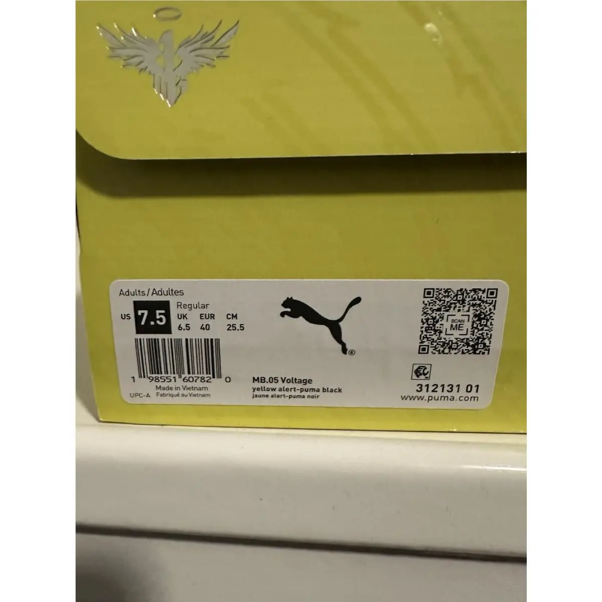 Puma shoes - PUMA MB 05 - 312131-01 - Yellow (UPC: 198551607769) 4