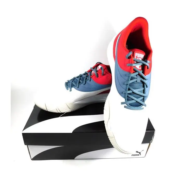 May 2021 Puma Triple Marvin Bagley Promo Basketball Shoes Size 17 Red/blue