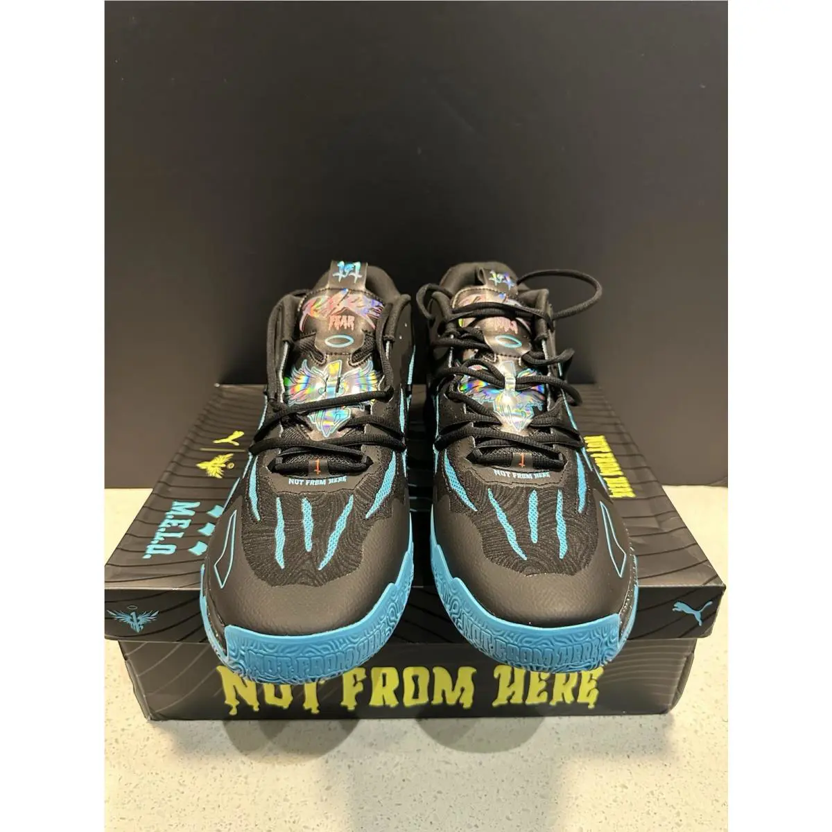 Puma shoes - Puma MB.03 - 379221-01 - Puma Black/Electric Peppermint 2