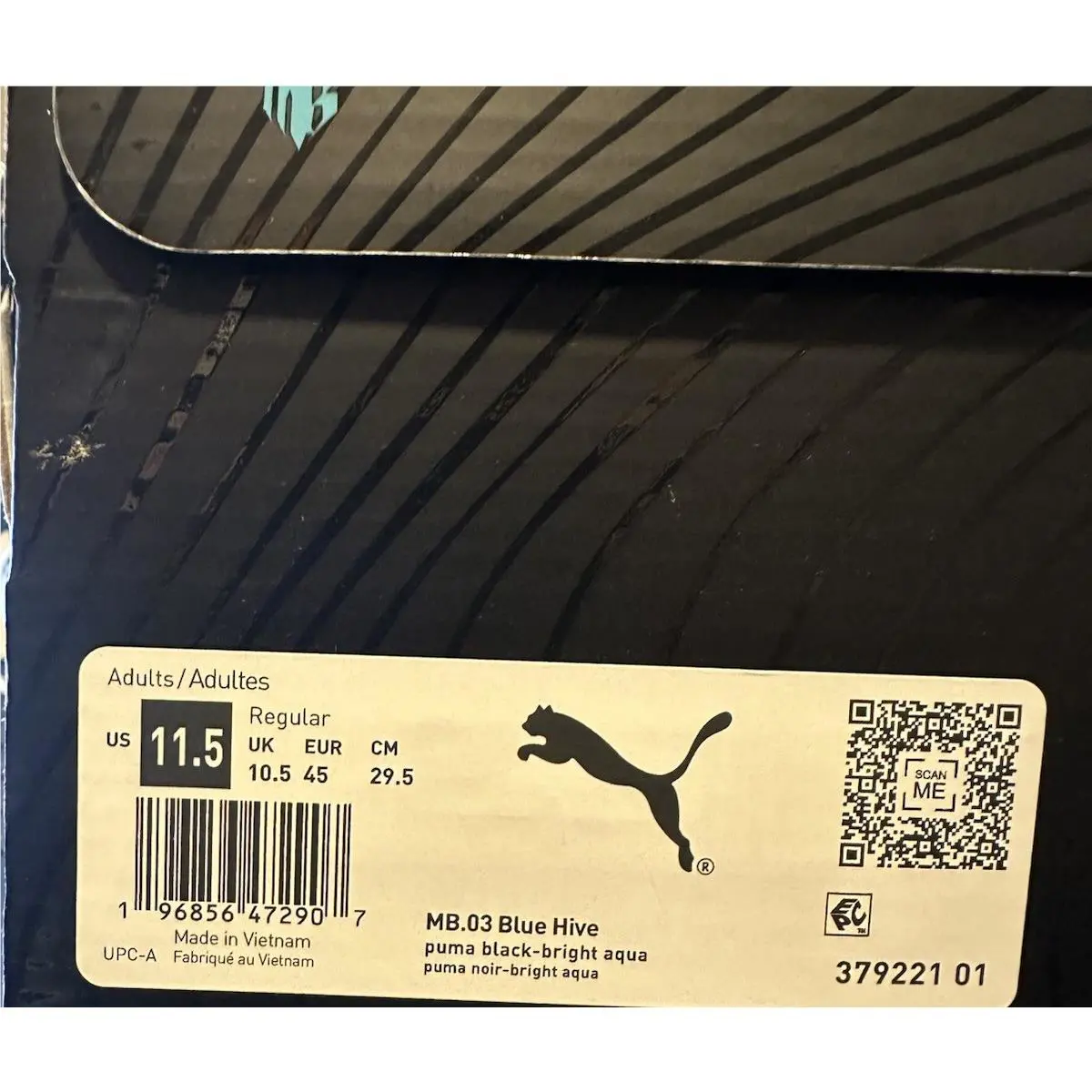 Puma shoes - Puma MB.03 - 379221-01 - Puma Black/Electric Peppermint 4